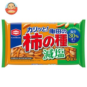 亀田製菓 減塩 亀田の柿の種 6袋詰 164g×12袋入｜ 送料無料