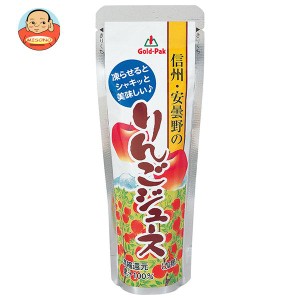 ゴールドパック 信州・安曇野のりんごジュース 80gパウチ×20本入｜ 送料無料