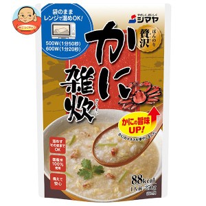 シマヤ ほんのり贅沢 かに雑炊 250g×10袋入×(2ケース)｜ 送料無料