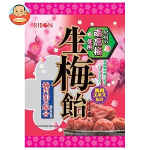 【送料無料・メーカー/問屋直送品・代引不可】リボン 生梅飴 90g×12袋入