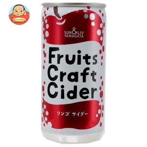 山形食品 FruitsCraftCider リンゴ 200ml缶×30本入×(2ケース)｜ 送料無料