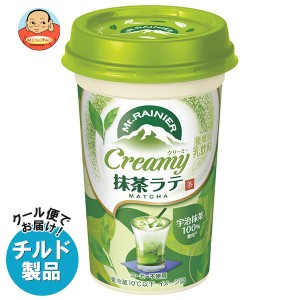 【チルド(冷蔵)商品】森永乳業 マウントレーニア クリーミー抹茶ラテ 240ml×10本入｜ 送料無料