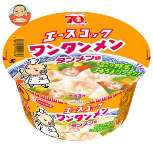 エースコック ワンタンメンどんぶり タンメン味 79g×12個入｜ 送料無料