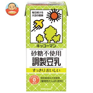 キッコーマン 砂糖不使用 調整豆乳 1000ml紙パック×12(6×2)本入｜ 送料無料