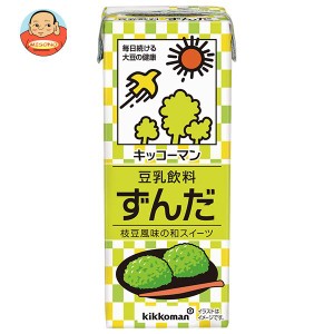 キッコーマン 豆乳飲料 ずんだ 200ml紙パック×18本入｜ 送料無料