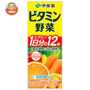 伊藤園 ビタミン野菜 200ml紙パック×24本入×(2ケース)｜ 送料無料