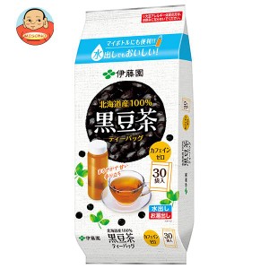 伊藤園 北海道産100％ 黒豆茶 ティーバッグ 30袋入×10袋入×(2ケース)｜ 送料無料