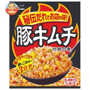江崎グリコ 豚キムチ炒飯の素 43.6g×10袋入｜ 送料無料