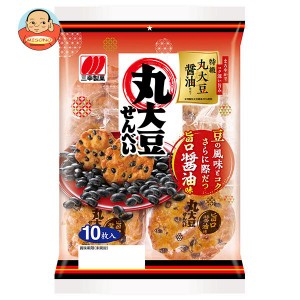 【送料無料・メーカー/問屋直送品・代引不可】三幸製菓 丸大豆せんべい 旨口醤油味 10枚×12個入