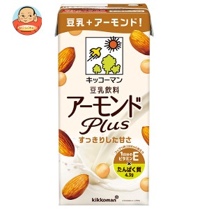 キッコーマン 豆乳飲料 アーモンドPlus 1000ml紙パック×6本入｜ 送料無料