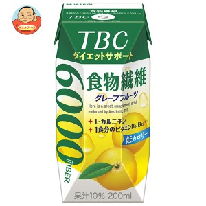 森永乳業 TBC ダイエットサポート 食物繊維(プリズマ容器) 200ml紙パック×24本入｜ 送料無料