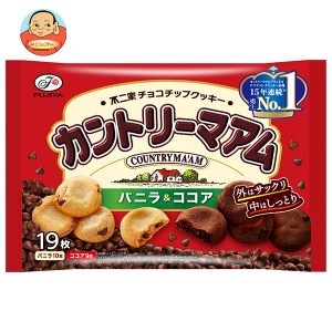 【送料無料・メーカー/問屋直送品・代引不可】不二家 カントリーマアム バニラ＆ココア 19枚×16袋入