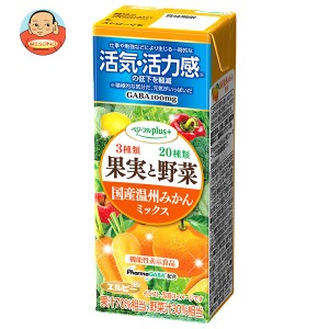 エルビー ベジフルplus+ 国産温州みかんミックス 200ml紙パック×24本入｜ 送料無料