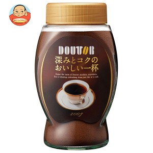 ドトールコーヒー 深みとコクのおいしい一杯 200g瓶×12本入｜ 送料無料