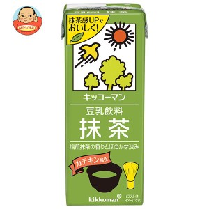 キッコーマン 豆乳飲料 抹茶 200ml紙パック×18本入｜ 送料無料