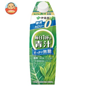 伊藤園 毎日1杯の青汁 すっきり無糖 1000ml紙パック×6本入｜ 送料無料