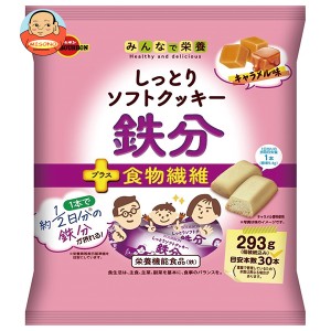 ブルボン しっとりソフトクッキー 鉄分 293g×12個入｜ 送料無料