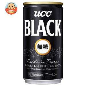 UCC BLACK(ブラック)無糖 185g缶×30本入×(2ケース)｜ 送料無料
