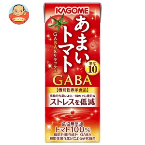 カゴメ あまいトマト GABA&リラックス【機能性表示食品】 195ml紙パック×24本入｜ 送料無料