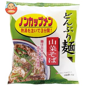 トーエー どんぶり麺・山菜そば 78g×24袋入｜ 送料無料