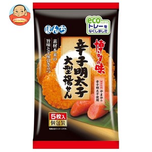 【送料無料・メーカー/問屋直送品・代引不可】ぼんち 辛子明太子大型揚せん 5枚×12袋入