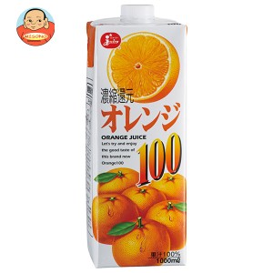 ジューシー オレンジ100 1L紙パック×12(6×2)本入｜ 送料無料