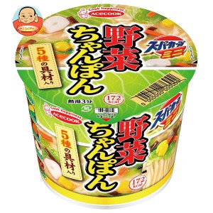 エースコック スーパーカップミニ 野菜ちゃんぽん 42g×12個入｜ 送料無料