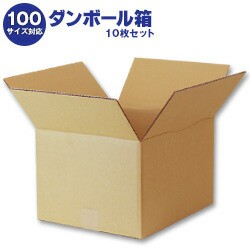 ダンボール箱(段ボール箱)10枚セット（外寸360mm×307mm×240mm　C5）｜ 送料無料