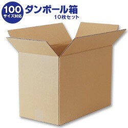 ダンボール箱(段ボール箱)10枚セット（外寸433mm×233mm×310mm　C5）｜ 送料無料