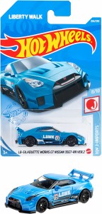 ホットウィール(Hot Wheels) ベーシックカー LBシルエット ワークス GT ニッサン 35GT-RR VER.2 HBP03 ブルー