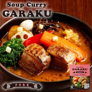 スープカレー GARAKU 札幌スープカレー 豚角煮 2個セット 送料無料 メール便 北海道 お土産 ガラク カレー 有名店 人気 手土産 プレゼン