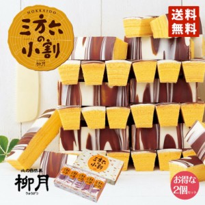 三方六の小割 5本入 2個セット 送料無料 北海道産 柳月 バウムクーヘン チョコレート しっとり お菓子 スイーツ おやつ 贈り物 プレゼン