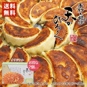 天のびろく 手打ち餃子 オリジナル 12個入×2個セット 餃子 パーティー お土産 プレゼント ギフト バレンタイン