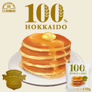 100％HOKKAIDO パンケーキミックス 450g 江別製粉 大人気 お土産 ギフト プレゼント バレンタイン