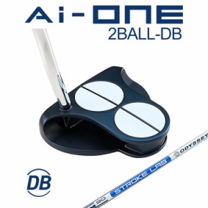 オデッセイ AI-ONE 2-BALL DBパター STROKE LAB 90 スチールシャフト パター Odyssey エーアイワン Ai-ONE Pistolグリップ 右用 ゴルフ 
