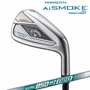 Callaway [キャロウェイ] PARADYM Ai SMOKE MAX FAST アイアン5本セット(#6-9,PW) N.S.PRO 850GH neo スチールシャフト メンズ 右用 [日