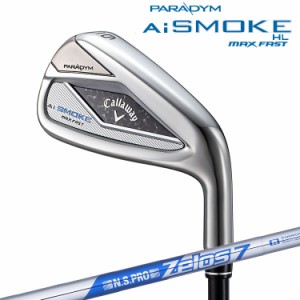 Callaway [キャロウェイ] PARADYM Ai SMOKE MAX FAST アイアン5本セット(#6-9,PW) N.S.PRO ZELOS 7 スチールシャフト メンズ 右用 [日本