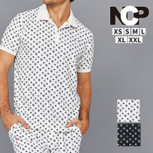 【お早目発送】NO COMMENT PARIS (ノーコメントパリ) NC スポーツ ポロ 総柄 半袖シャツ NCP NC SPORTS POLO SHIRT アウトドア 半袖 ポロ