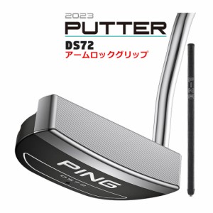 ピン 2023 DS72 ディーエス 72パター アームロックグリップ メンズ 右用  38インチ 厚いトップレール 2色のコントラスト 狙いやすい 転が