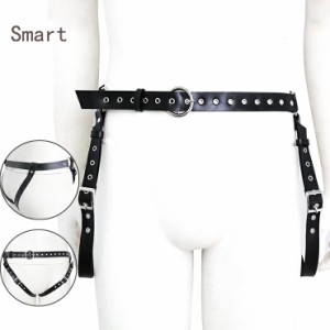 Smart/belt Jock strap セクシー系 楽しい ファッション PU素材 バー 筋 情熱 ナイトクラブ ショー ウェスト調整可能 装飾 付属品