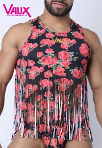 VAUX PLAYA TANK TOP 夏 高級素材 タンクトップ メンズファッション系 セクシー おしゃれ セクシー 吸水速乾 パーティー クラブ