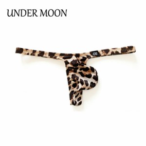 UNDER MOON/T−バック ローライズ 男性 セクシー下着 ヒョウ柄 吸水速乾 ビキニ 伸縮性 通気性 ファッション ソフト生地 弾性高め 刺激