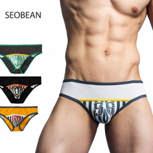 SEOBEAN Butterfly BIKINI ブリーフ ビキニ ローライズ セクシー 弾性 肌触 立体 メンズインナー 柔らか生地 カッコイイ