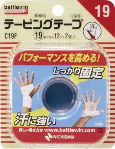 ニチバン:バトルウィン テーピングテープ  (1Pk(箱)＝2個入) C19F “バトルウィン（R）”テーピングテープ バトルウィンテーピングテープ