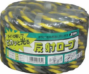 ユタカメイク:ロープ 反射標識万能パックロープ 12φ×20m ヒョウシキ YBH1220 反射標識ロープ 反射標識万能パック ヒョウシキ(1巻) YBH1