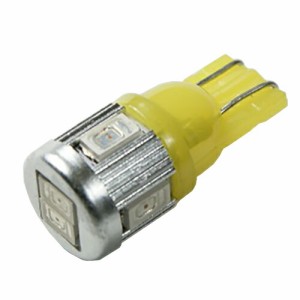 アーク・ヒル:LEDバルブ T10 6SMD 2個セット アンバー A06S-A T10LED ポジション球 アーク・ヒル A06S-A 