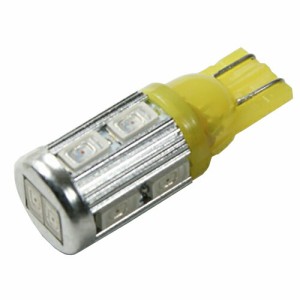 アーク・ヒル:LEDバルブ T10 10SMD 2個セット アンバー A10S-A T10LED ポジション球 アーク・ヒル A10S-A 