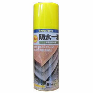 日本特殊塗料:強力防水一番 420ML クリヤー 4935185016309 防水 防カビ 浸透性 シリコン コンクリート モルタル