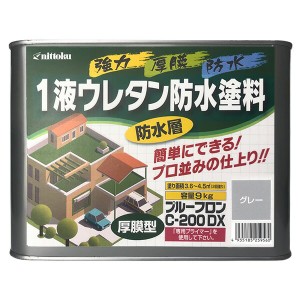 【14時迄当日出荷】 日本特殊塗料:プルーフロンC-200DX 9kg グレー 4935185259560 ウレタン 防水 ベランダ バルコニー 陸屋根 厚膜 コテ 