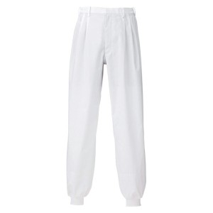 AITOZ(アイトス):白衣 ホッピングパンツ (男女兼用)ホワイト L 861007 帯電防止 吸汗速乾 ストレッチ 涼感性 861007 